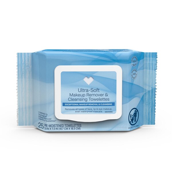 CVS Beauty Makeup Remover Towelettes, 25/Pack