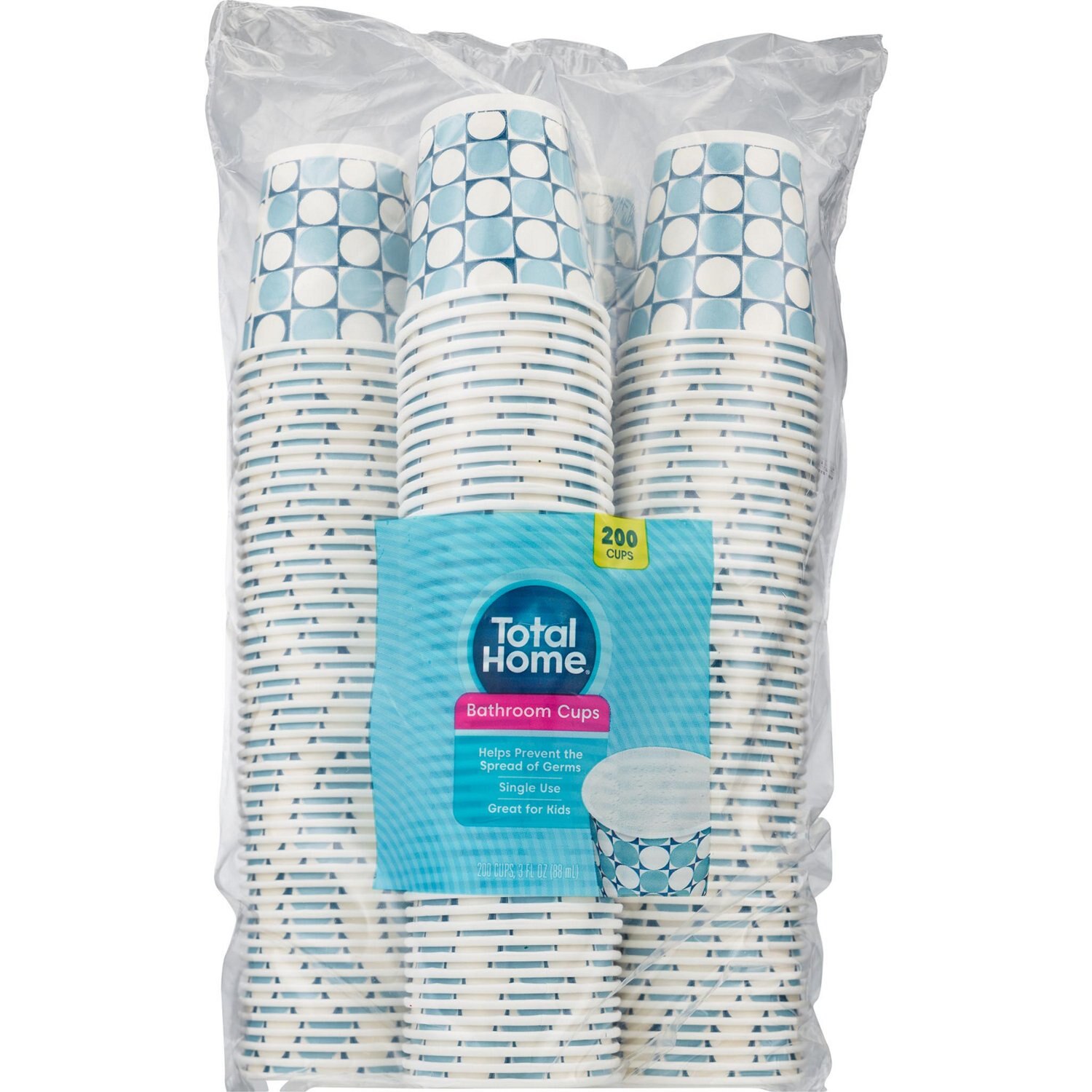 Total Home Bathroom Cups, Single Use, 200 ct image.