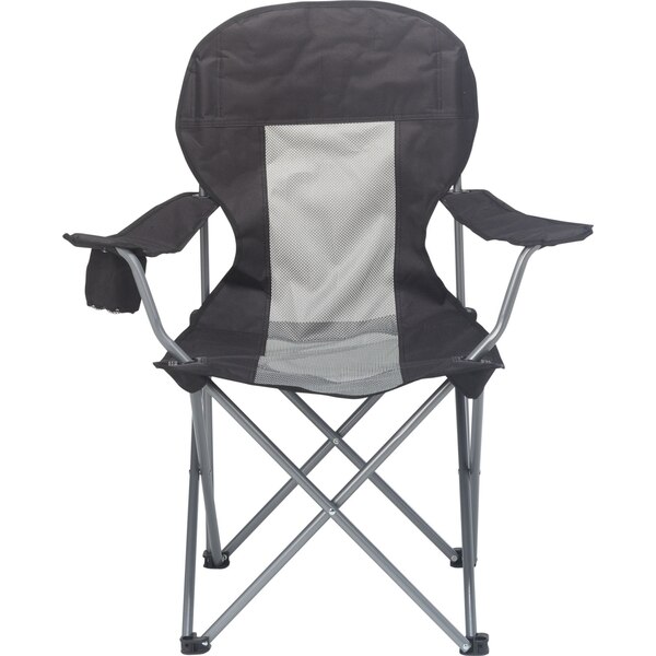 Sun & Sky Camp Chair, Black & Gray