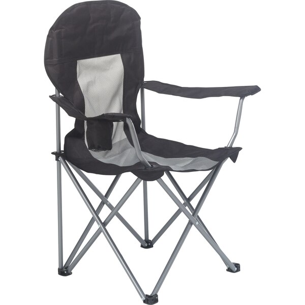 Sun & Sky Camp Chair, Black & Gray