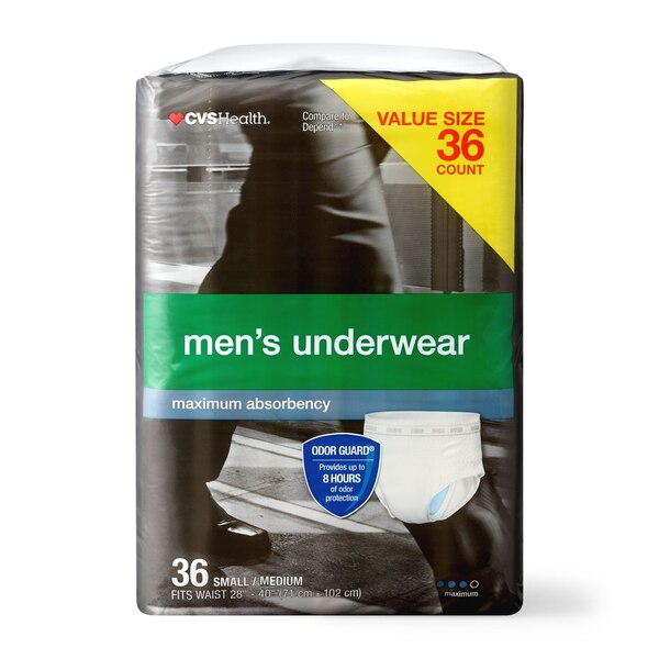 CVS Health - Ropa interior de hombre, Maximum Absorbency