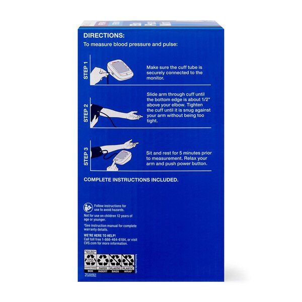 CVS Health Series 100 Upper Arm Blood Pressure Monitor