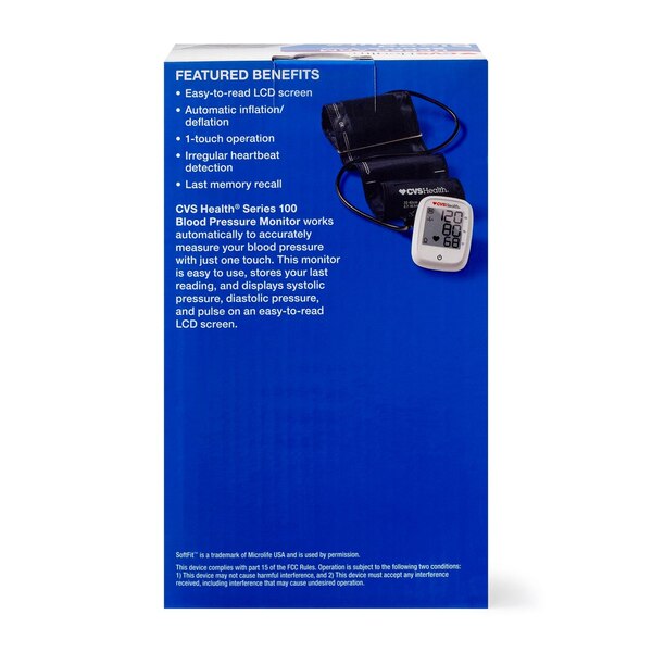 CVS Health Series 100 Upper Arm Blood Pressure Monitor