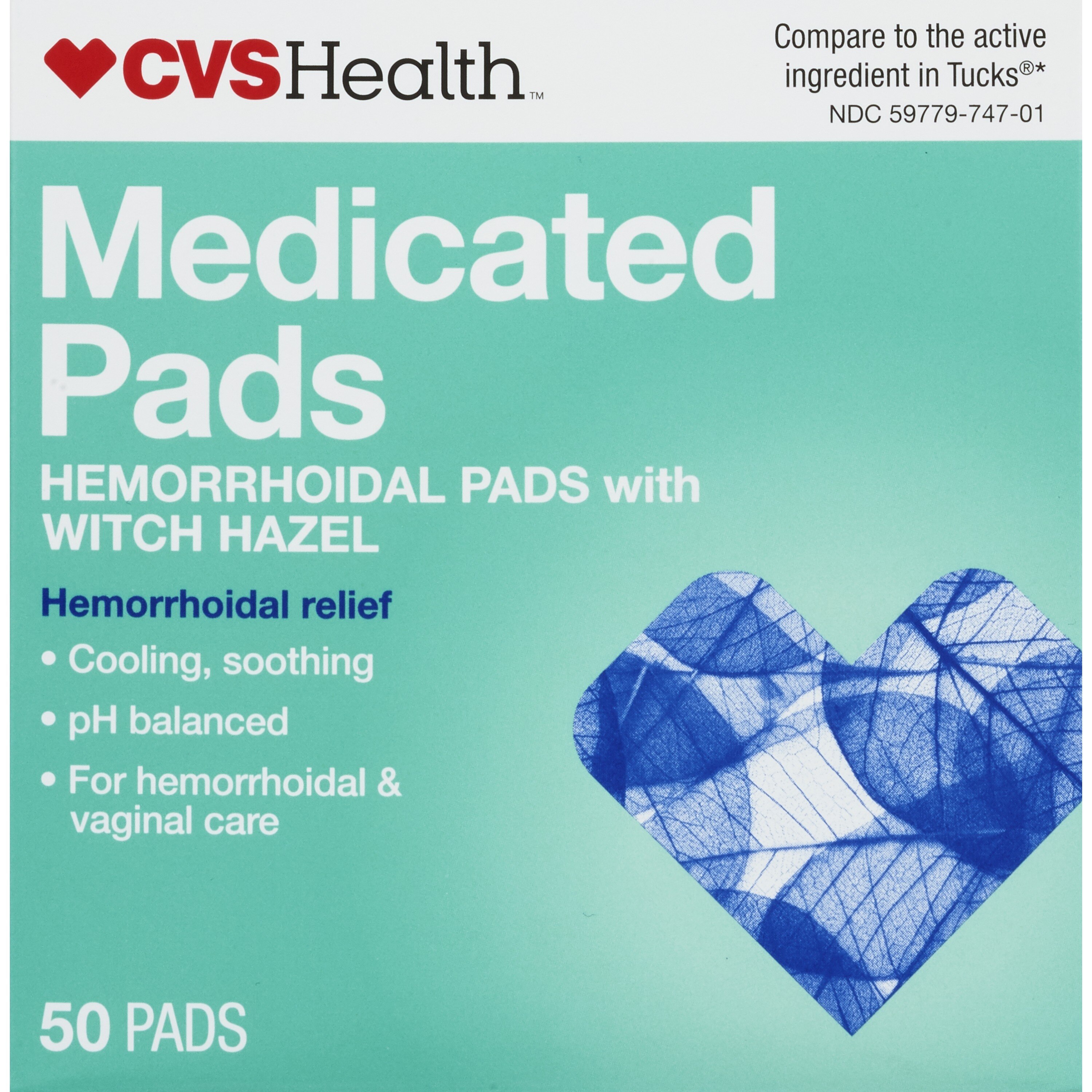 CVS Health, Medicated Pads, Hemorrhoidal Relief