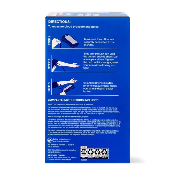CVS Health Upper Arm 800 Series Blood Pressure Monitor