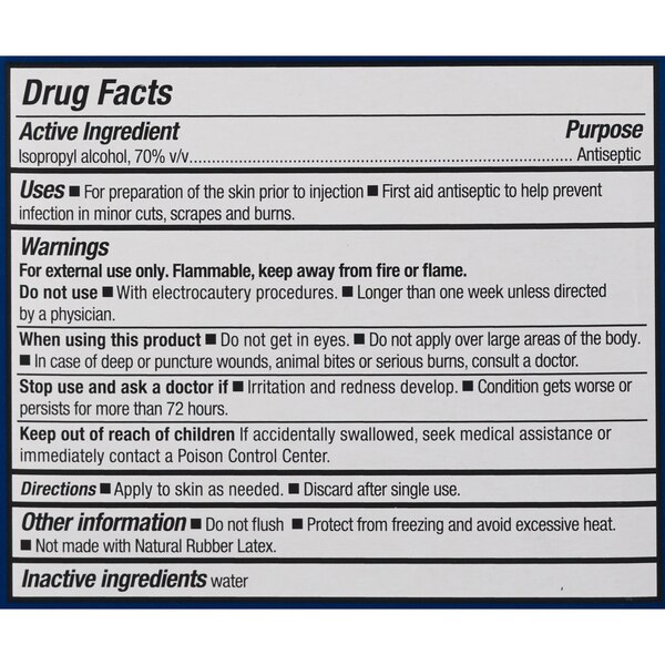 CVS Health 70% Isopropyl Alcohol Prep Pads