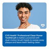 CVS Health Professional Clean Power Toothbrush, Soft Bristle, thumbnail image