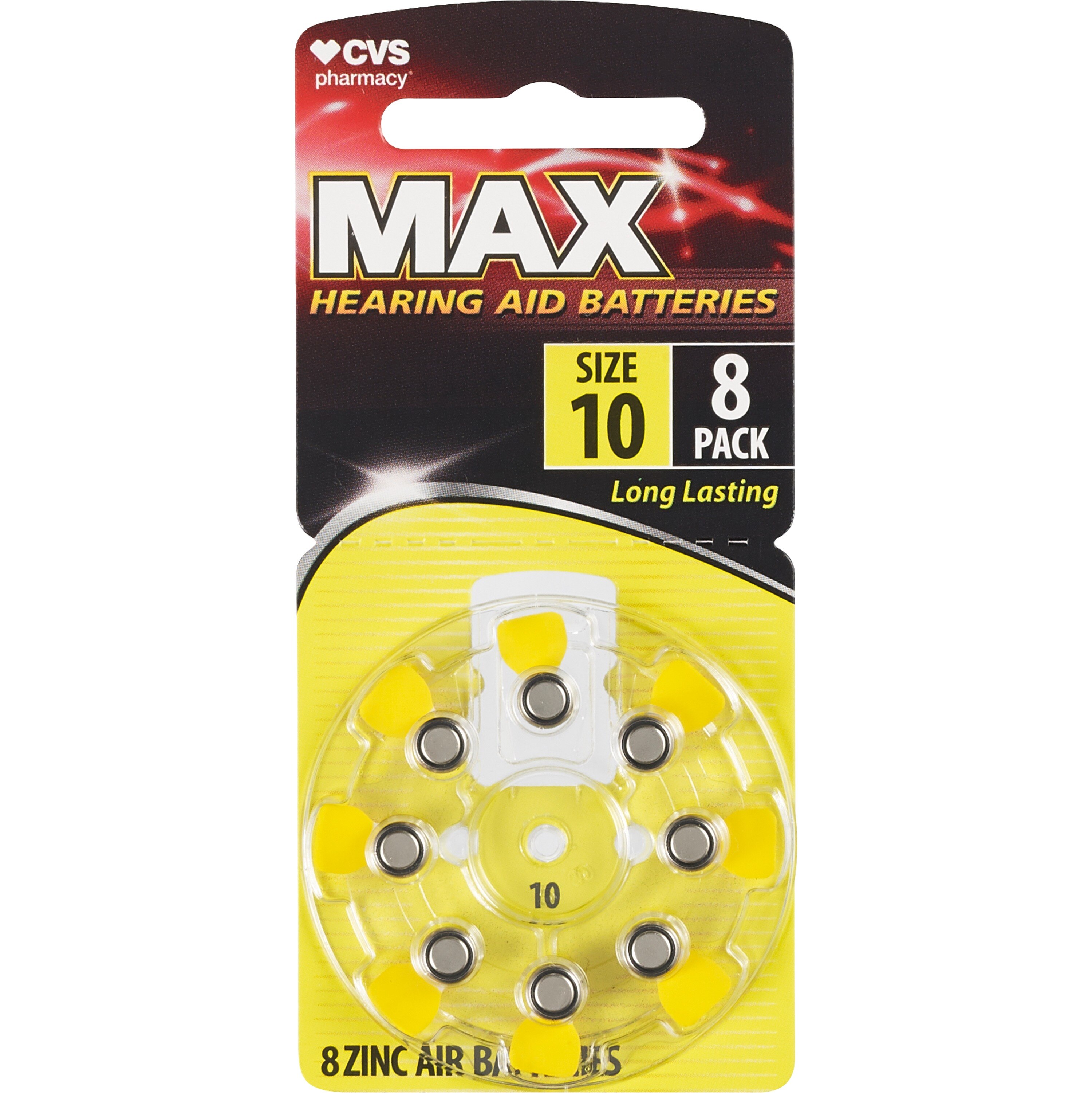 CVS Hearing Aid Batteries Size 10, 8 ct Pick Up In Store TODAY at CVS