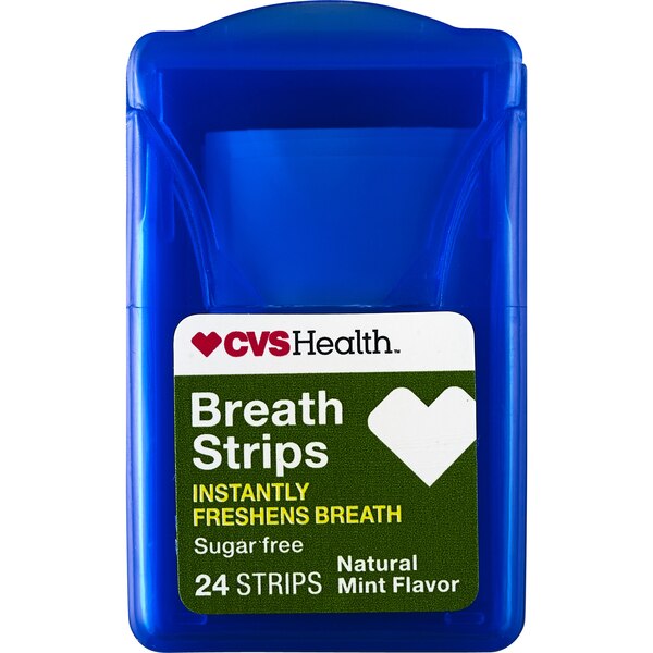 CVS Health Sugar Free Breath Strips, Peppermint
