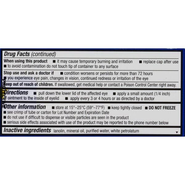 CVS Health Sodium Chloride Hypertonicity Ophthalmic Ointment, 0.125 OZ