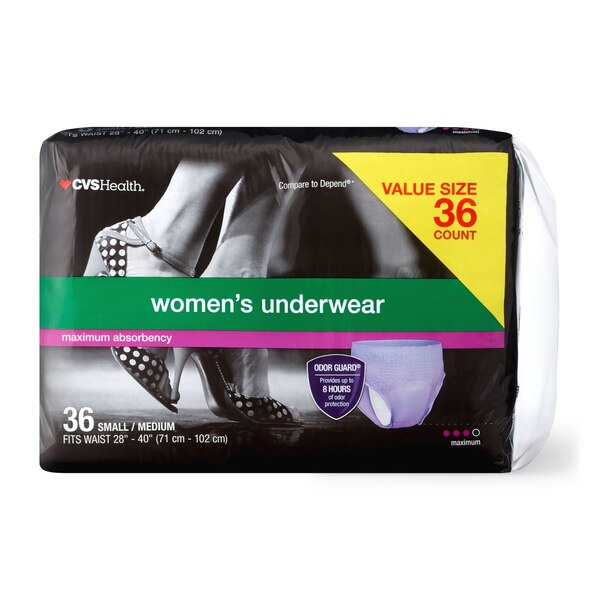 CVS Health - Ropa interior de mujer, Maximum Absorbency