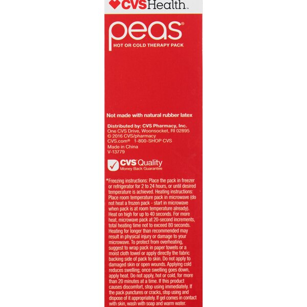 CVS Health Peas Hot or Cold Therapy Pack