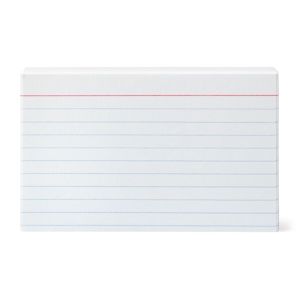 Caliber Ruled Index Cards, 100 ct, 3 x 5 in