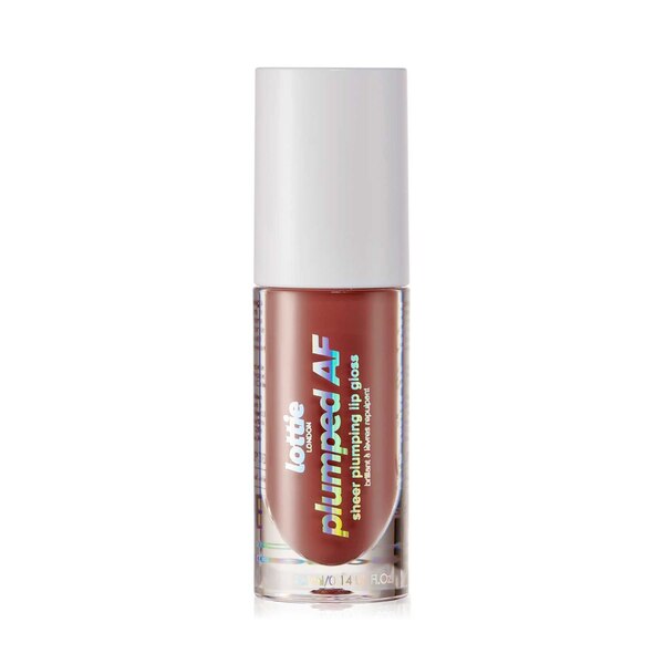Lottie London Plumped AF Lip Gloss, In the Nude