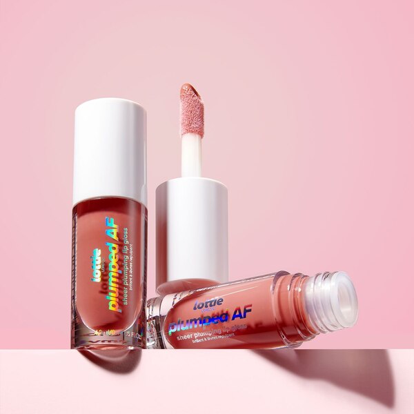 Lottie London Plumped AF Lip Gloss, In the Nude