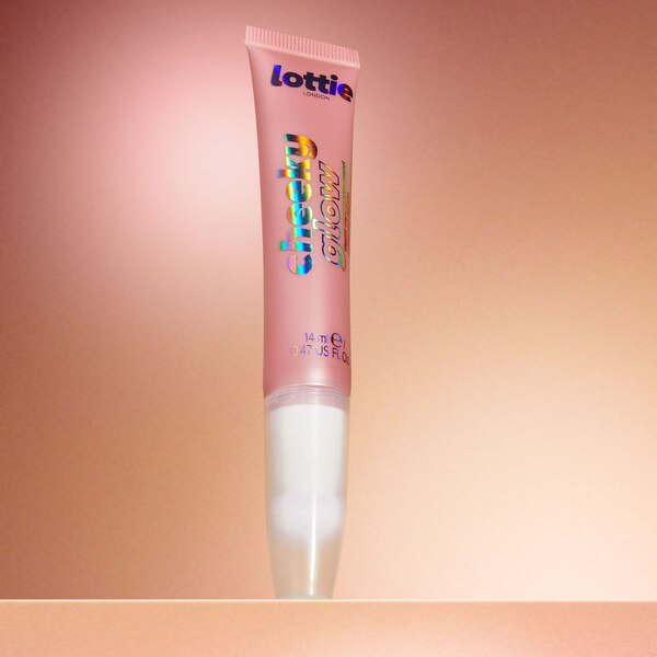 Lottie London Cheeky Glow Liquid Highlighter, Rose Bubbles