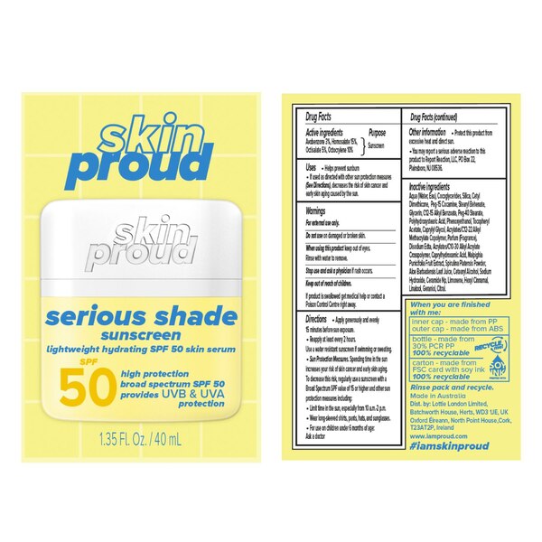Skin Proud Serious Shade Sunscreen, SPF 50, 1.35 OZ
