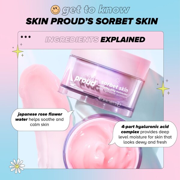 Skin Proud Sorbet Skin Everyday Jelly Moisturizer, 1.69 OZ
