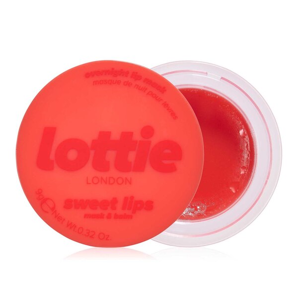 Lottie London Sweet Lips Overnight Lip Mask & Balm, Cherry Kiss