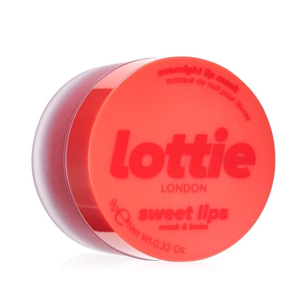 Lottie London Sweet Lips Overnight Lip Mask & Balm, Cherry Kiss