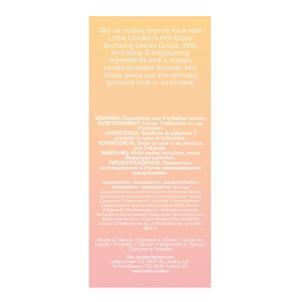 Lottie London Hot Glaze Bronzing Serum