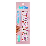 Lottie London Stick To It Nail Stickers, Hearts, thumbnail image