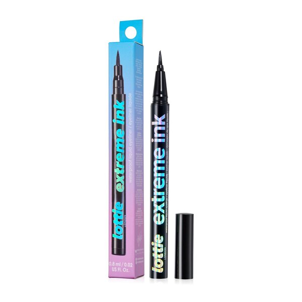 Lottie London Extreme Ink Waterproof Liquid Eyeliner, Black