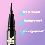 Lottie London Extreme Ink Waterproof Liquid Eyeliner, Black, thumbnail image