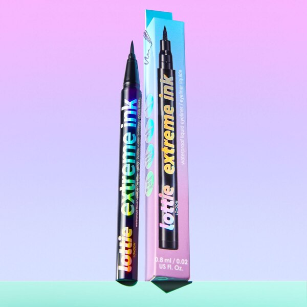 Lottie London Extreme Ink Waterproof Liquid Eyeliner, Black