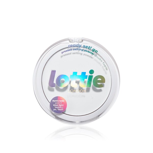Lottie London Ready Set! Go Pressed Powder, True Translucent