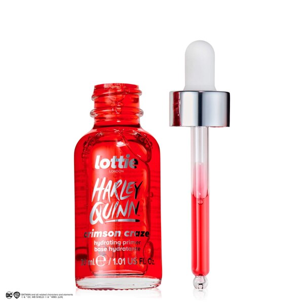 Lottie London x Harley Quinn Crimson Craze Color-Changing Primer