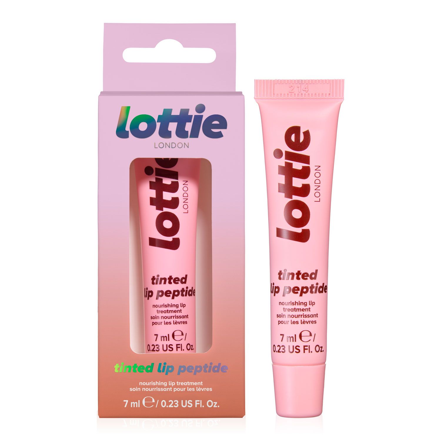 Lottie London Tinted Lip Peptide, Pink