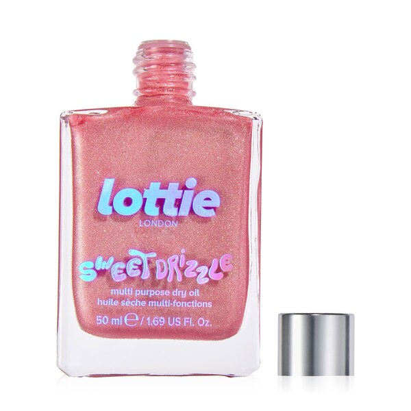 Lottie London Body Oil, Pink Shimmer
