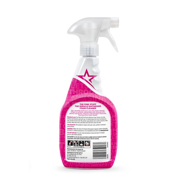 The Pink Stuff Bathroom Foam Cleaner, 750 ml