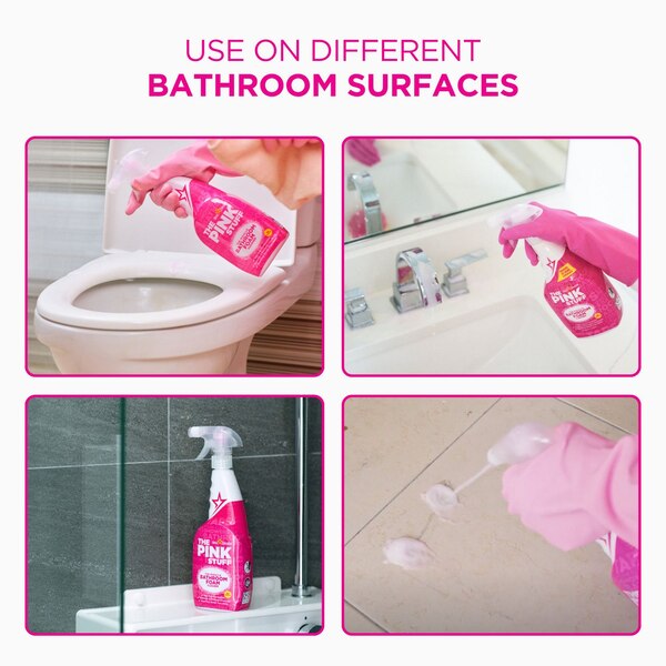 The Pink Stuff Miracle Bathroom Foam Cleaner, 25.4 oz