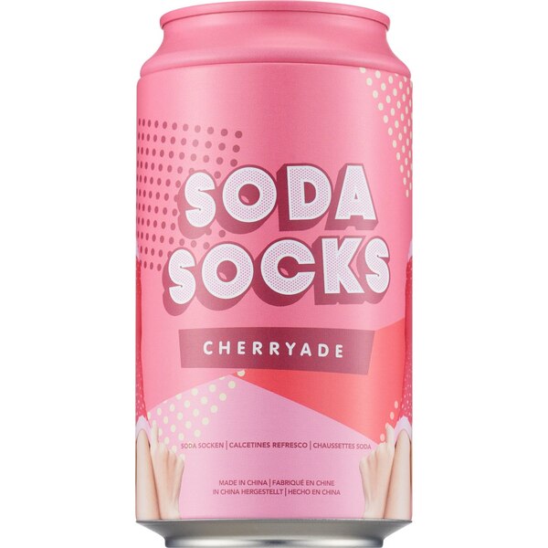 Luckies of London Soda Socks, Assorted Colors, 1 ct