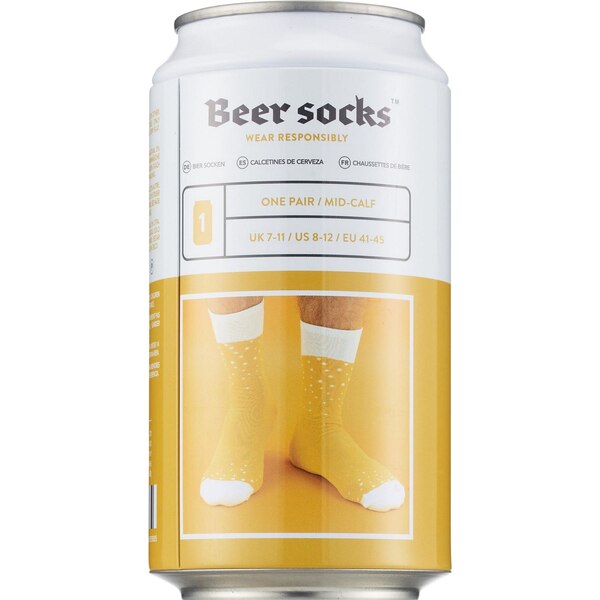 Luckies of London Beer Socks, Assorted Colors, 1 pr