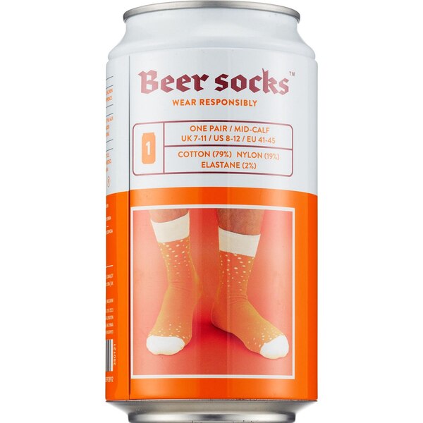 Luckies of London Beer Socks, Assorted Colors, 1 pr