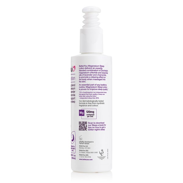 BetterYou Magnesium Sleep Body Lotion, 6.08 OZ