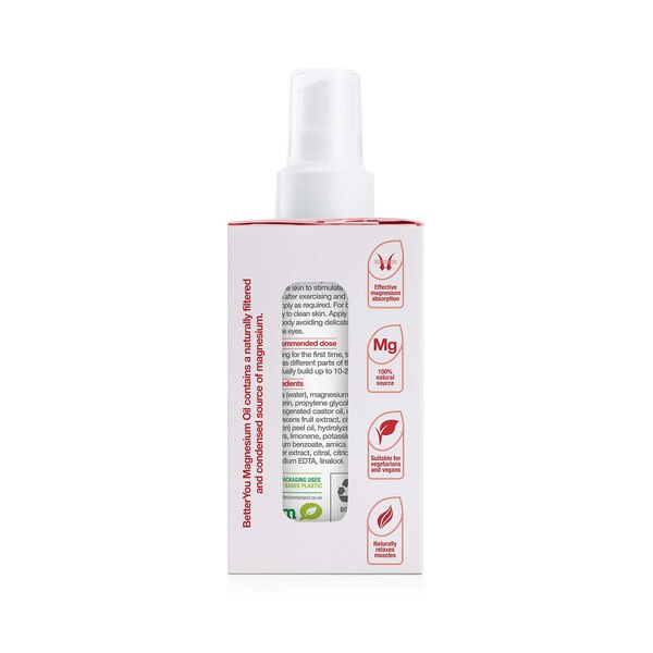 BetterYou Magnesium Muscle Body Spray, 3.38 OZ