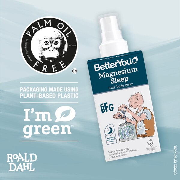 BetterYou Magnesium Sleep Kids' Body Spray, 3.38 OZ