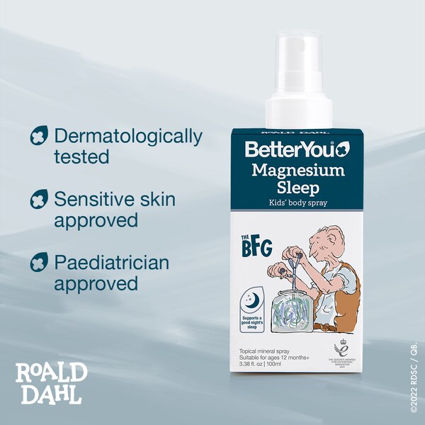 BetterYou Magnesium Sleep Kids' Body Spray, 3.38 OZ