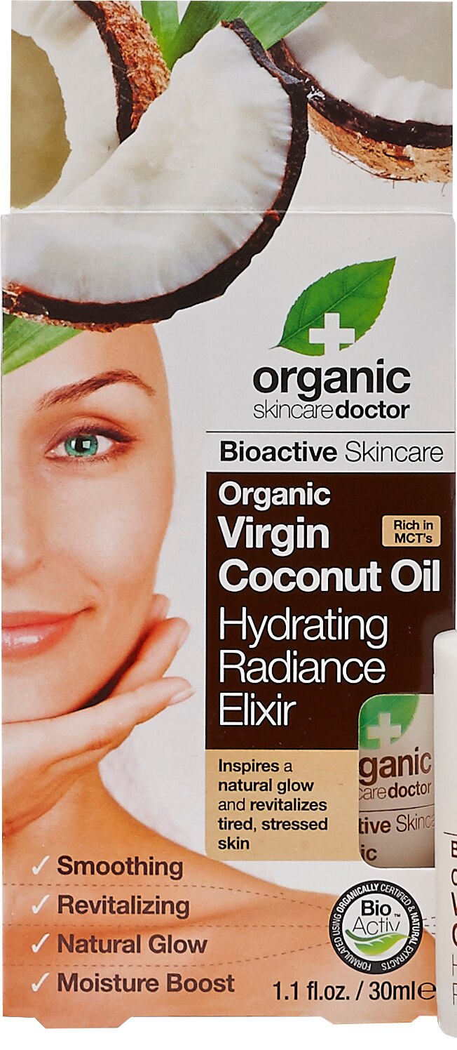 Organic Doctor Virgin Coconut Oil Hydrating Radiance Elixir, 1.1 OZ