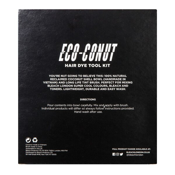 Bleach London Eco-Conut Hair Coloring Tool Kit