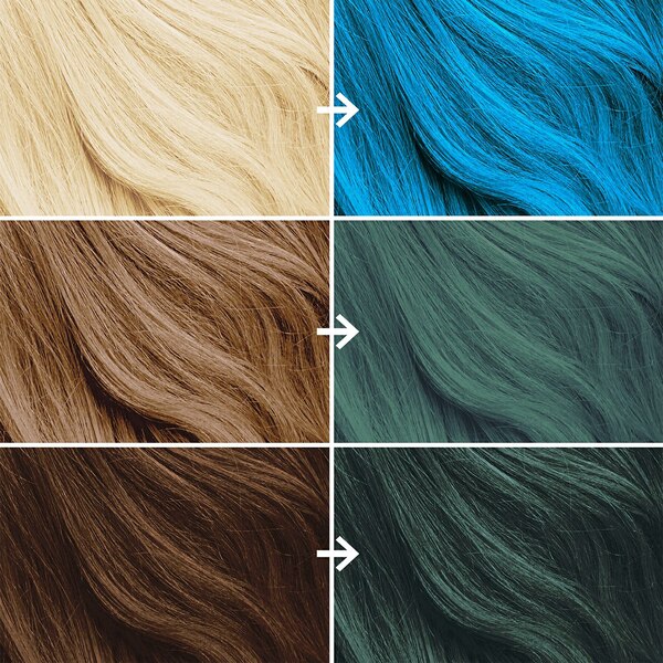 Bleach London Super Cool Semi-Permanent Hair Color, Blue Tick