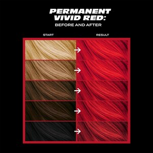Bleach London Permanent Hair Color, Vivid Red