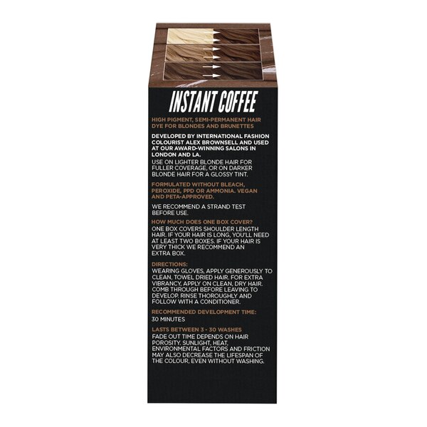 Bleach London Super Cool Semi-Permanent Hair Color, Instant Coffee