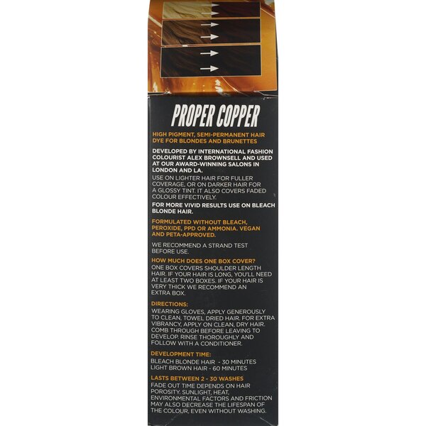 Bleach London Super Cool Semi-Permanent Hair Color, Proper Copper