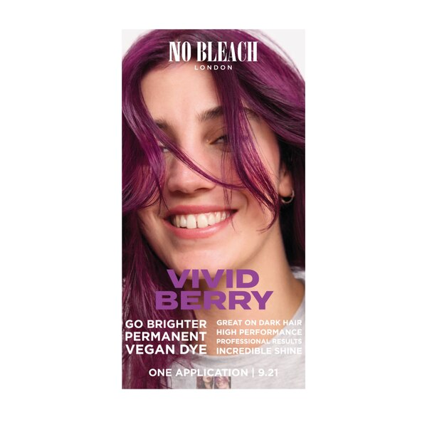 Bleach London No Bleach Permanent Hair Color, Vivid Purple