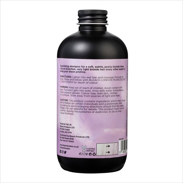 Bleach London Pearlescent Shampoo for Blonde Hair, 8.45 OZ